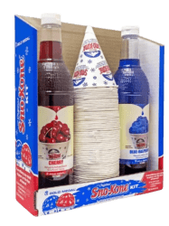 Premium Snow Cone Syrup Party Kit (50 Servings)