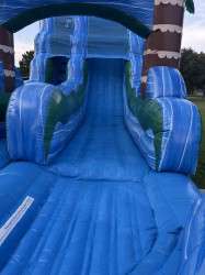blue hurricane inflatable water slide rental 1783208263 18 ft. Blue Hurricane Slide (Wet or Dry)
