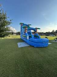 blue hurricane water slide rental lafayette la 1783208263 18 ft. Blue Hurricane Slide (Wet or Dry)