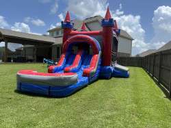 castle tower combo bounce house rental wet or dry 1783208912 Castle Tower Pool and Stopper Combo (Wet or Dry)