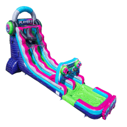 glitch gamer water slide rental youngsville la 1783208756 20 Ft Glitch Gamer Slide (Wet or Dry)