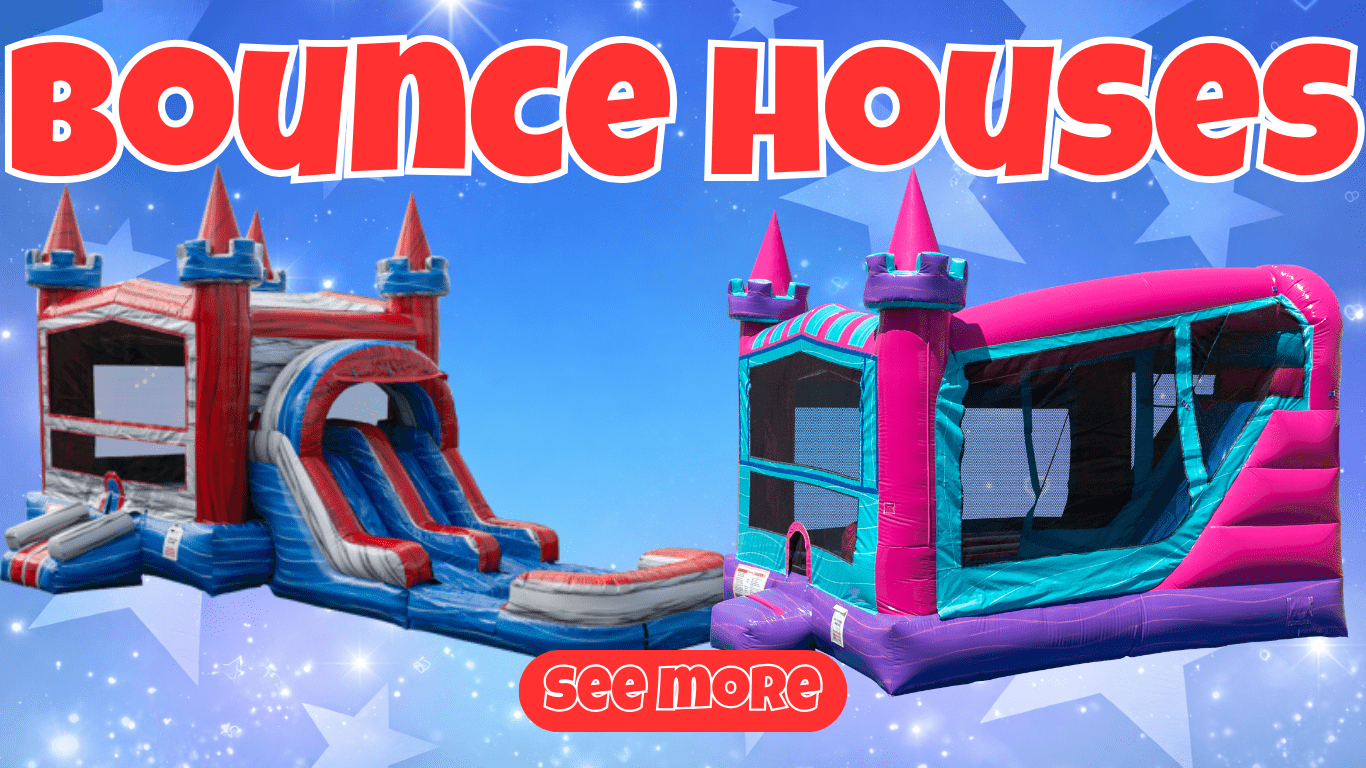 Bounce house and combo rentals — browse Patriot Jumps bounce houses