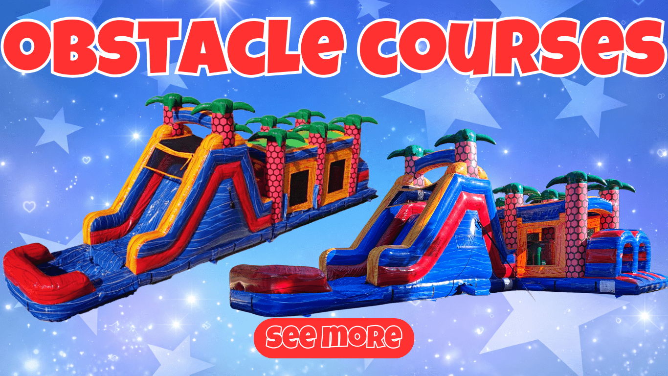 Obstacle course rentals — browse Patriot Jumps obstacle courses
