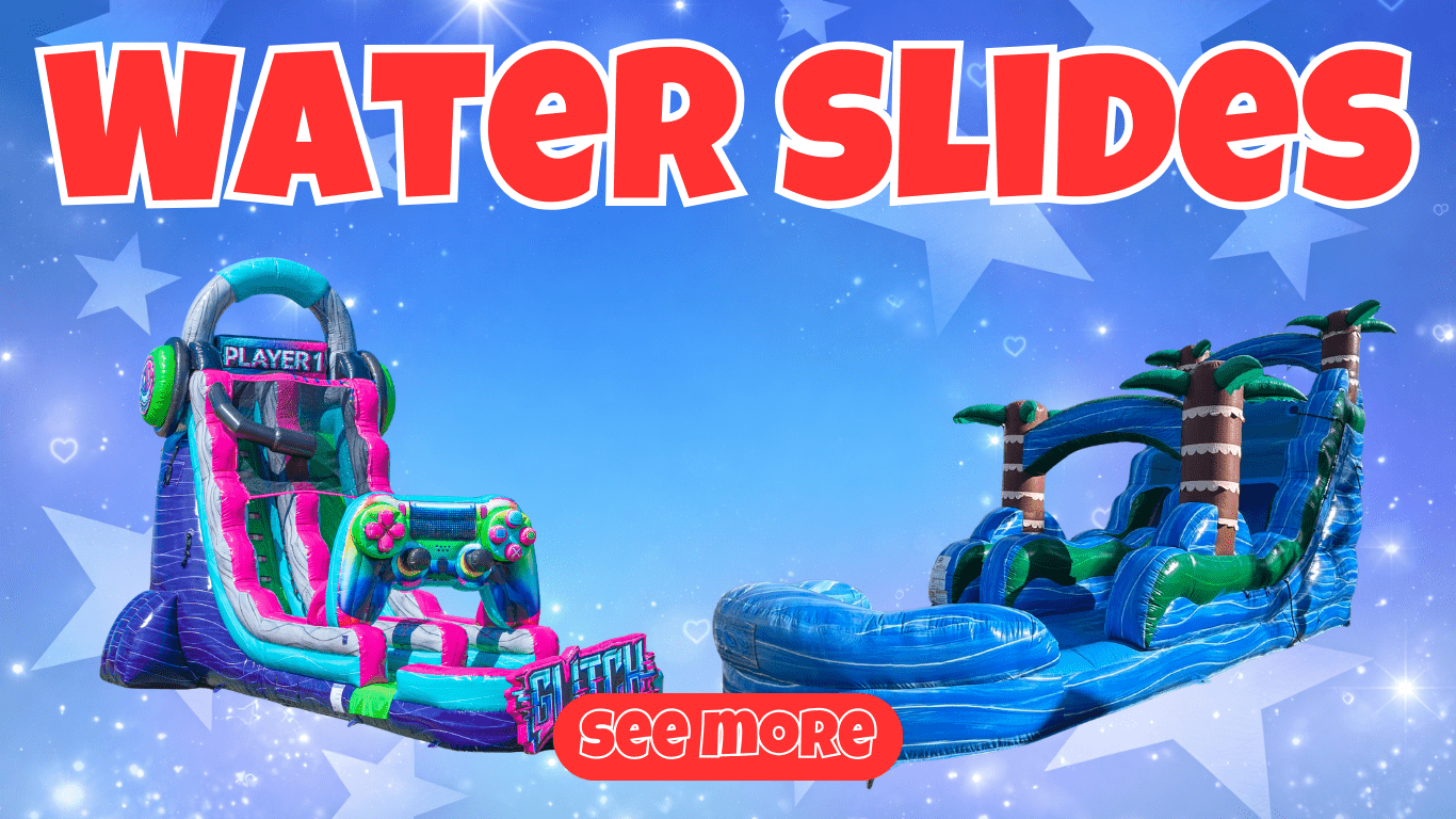 Water slide rentals — browse Patriot Jumps water slides